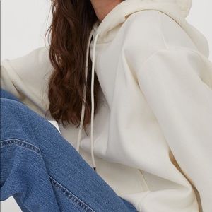 Women's Forever21 Cream Hoodie